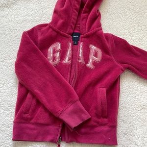 gap kids pink hoodie